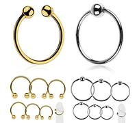BDSMYOU Lot de 12pcs Anneaux de Pénis en Acier Inoxydable Cockring Sex Toys,Anneau Penien - Anneau Homme pour Retarder L'éjaculation,Anneau pour Gland,Sextoys Homme (A)