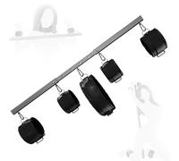 BDSMYOU Nouveau! Barre D'écartement Sex Toys Réglable,Kit BDSM Bondage avec Menottes Sexy Érotique + Collier,BDSMs Set Accessoires Hard,Objet Sexuelle Adulte Couple pour Faire L'amour (A)