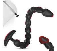 BDSMYOU Perles Anales Boules Anales Chaîne Anale avec 8 Balles,Plug Femme Débutante pour la Stimulation du Point G,Plug Anale,Prostate Homme,Extenseur Femme,Masturbateur Dilatateur Anus Sex Toys (S)