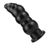 BDSMYOU Plug Anal Gode XXL Extra Épais,Gode Anale,Extenseur Homme Femme,Plug Geant Plug Anale Butt Plug,Point G/P Masseurs de Prostate,Jeux Sexuelle Adulte Couple Extrême (Noir)