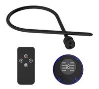 BDSMYOU Plug Uretre Dilatateur Électrique 36cm Sex Toys avec Télécommande,Electro-Stimulation Intense du Point G Masculin,8 Modes de Vibration pour une Exploration Sensorielle Audacieuse (A)