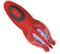 BDSMYOU Stimulateur Électro Masculins Tactile Pieuvre Sex Toys,12 Modes de Vibration et 7 Modes de Electro-Stimulation,Masseurs,Vibromasseur Homme,Sextoys Homme (A)