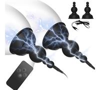 BDSMYOU Stimulateur Mamelon Électrique Sex Toys,Jouets de Mamelon SM Electro Shock avec 8 Modes de Electro-Stimulation,Sextoys Femme Jouet Sexualité Couple (B)