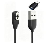 BDTBXL Câble de charge pour casque Shokz avec adaptateur USB C vers USB A, cordon de chargeur magnétique de rechange pour Shokz OpenRun Pro/OpenRun Mini/Aftershokz Aeropex AS800/OpenComm, (1 m)