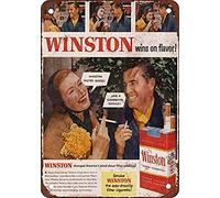BDTS Winston Tastes Good Like a Cigarette Should Plaque en métal 20,3 x 30,5 cm