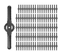 Bdukbduk Lot de 100 lames de tondeuse à gazon en plastique sans fil pour tondeuse à gazon Accessoires de tondeuse à gazon