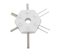 BDUZXMPUW Outil de terminal 56500, extracteur de bornes en métal de haute dureté, outil de démontage de bornes de fil à dégagement rapide à plusieurs ports, compatible avec diverses fiches