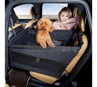 BDVIK Voiture SièGe Animaux Compagnie Coussin pour Peugeot 308CC (T7) 2009 2010 2011 2012 2013,PU Cuir Pliables ImperméAbles AntidéRapants et Voyage Protection Accessoires,A/Black-A/Big