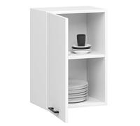 BDW - Armoire de Cuisine Suspendue OLIWIA W Blanche 50x30x58cm - Meuble Haut de Cusine - Mural -Complete - Placard - Vaiselle - Rangement