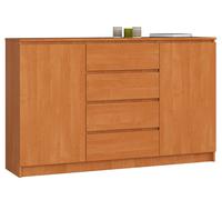 BDW - Commode, 4 tiroirs 2 portes, salon, chambre à coucher, K160, 160 x 40...