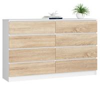 BDW - commode, 8 tiroirs, K160, mobilier de salon, chambre à coucher, 160 x...