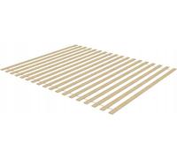 BDW Holztech Sommier à Lattes déroulable, 350 kg, de qualité supérieure, Extra Fort, Issu de forêts locales, 140 x 200 cm, sommier à Lattes déroulables Non traité pour Un Sommeil sain