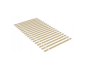 BDW Holztech Sommier à Lattes Enroulable 300 kg - Extra Solide Issu de Forêts Locales - Non Traité pour Un Sommeil Sain | Nombreuses Tailles (200x80cm)