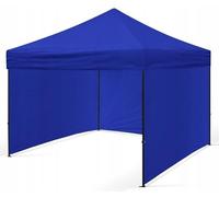 BDW Pavillon - Tente de Réception pour Jardin, Terrasse - Pavillon Étanche, Stable - Pavillon Pliable, 3 Parties Latérales de Pavillon Incluses - Tonnelle 3 x 3 m - Bleu