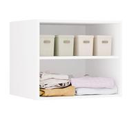 BDW - Système de Dressing Modulable - Penderie Ouverte Moderne avec Modules - Tringles, Tiroirs, Étagères, Éléments Supérieurs, Chambre à Coucher, Couloir - OPENO 60, Blanc