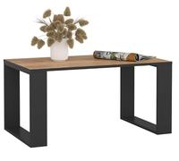 BDW - Table basse - Table basse avec étagère ouverte, étagère - 92 x 45 x 53 cm - Table d'appoint, meuble bas - Salon, Salon - Moderne - Table de salon - Table de salon - Table de salon - Table de