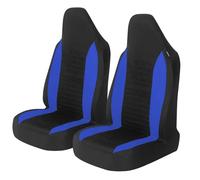 BDWXJP 2 Pièces Ensembles de Housses de Siège de Voiture pour Sièges Avant pour Nissan Juke 2019-2022, Housses de Siège de Voiture Avant en Polyester Respirante,D-Blue