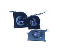 BDWZNLA Ventilateur de refroidissement CPU + GPU de rechange pour MSI GS66 WS66 11UG 11UE 11UH 11UMT 11UKT, Creator 15 OLED MS-16V4 BS5005HS-U4Q (16V4-CPU) BS5005HS-U3J (16V4-G-CW) (ne convient pas