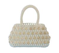 BDXMKS Pochette Femme Perle Sac à main de style noble for fille, joli sac perles en imitation, grande capacité, fête