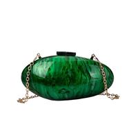 BDXMKS Sac Coquillage Sacs de soirée en perles, pochette de luxe de créateur, mini portefeuille for femme, chaîne coquillage, bandoulière, sac à main for fête de mariage(Green)
