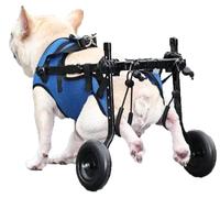 BDXZJ Aides Aux Chariots De Mobilité pour Chiens, Pattes Arrière Fauteuil Roulant pour Chien, Réglable Chariot pour Chien pour La Marche des Pattes Arrières Handicapées XS