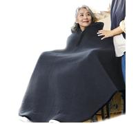 BDXZJ Cape pour Fauteuil Roulant Adulte avec Capuche Vêtements pour Fauteuil Roulant Hiver Poncho Cape Manteau Couverture Chaude pour Fauteuil Roulant pour Femmes Et Homme A