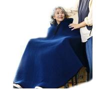 BDXZJ Cape pour Fauteuil Roulant Adulte avec Capuche Vêtements pour Fauteuil Roulant Hiver Poncho Cape Manteau Couverture Chaude pour Fauteuil Roulant pour Femmes Et Homme B