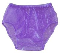 BDXZJ Culotte Incontinence Lavable Adulte Pull on Pantalon en Culotte Plastique PVC Étanche Shorts Adulte Incontinence Couche Couverture Doux Silencieux Imperméable Pantalon De Sécurité L