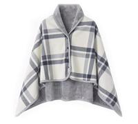 BDXZJ Femme Poncho Plaid Polaire avec Boutons Châle Polaire Cape Chaud d'hiver Unisex Poncho Femme Hiver Chaud Poncho Polaire Femme Idee Cadeau Femme Couverture À Porter en Polaire A,80 * 130cm