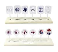 BDXZJ Modèle De Cellule Animale, Modèle De Mitose Et De Méiose De Cellules Animales Et Végétales, Ensemble De 12 Modèles De Cellules Et De Mitose D'anatomie Modèle Médical D'enseignement