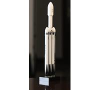 BDXZJ Modèle de Fusée Heavy Falcon 1:233, Modèle Aérospatial FH en Résine Simulée Et Décorations de Bureau, Un Excellent Cadeau Les Passionnés d'aérospatiale