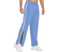 BDXZJ Pantalon Tearaway Unisexe, Pantalons Zipper Patient Vêtements De Soins Aux Patients, Pantalon Post-Chirurgie avec Poches, Doux Et Confortable Facile À Nettoyer J,M