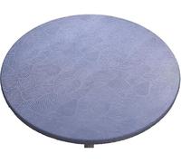 BDXZJ Protège Table Ronde, Nappe Ronde Antidérapante, Rondes Nappes avec Bord Élastique, Rondes Anti Taches Lavable Nappes pour Table De Jardin pour Cuisine Jardin Fête Table F,150cm