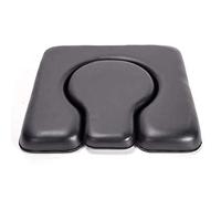BDXZJ PU Siège de Toilette, Coussin Chaise Percée en Acier Inoxydable Coussin Chaise Pot Personnes Âgées pour Personnes À Mobilité Réduite Âgées Et Personnes Handicapées