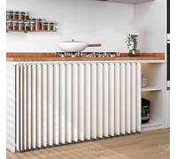 BDXZJ Rideau De Fenêtre De Cuisine sous L'évier, Rideau Cache Placard Étanche À La Poussière Rideau Cuisine Épreuve De l'eau Rideau Armoire pour Armoires À Chaussures, Étagère D,H60cm/track130cm