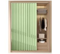 BDXZJ Rideau Placard pour Cuisine Dressing, Rideau Armoire Multifonctionnel avec Rail Auto-Adhésif Anti-Poussière Rideaux sur L'armoire pour sous Evier Étagères Meuble Cuisine B,W200xH200cm