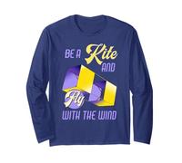 Be a Kite and Fly with the Wind Motivational Quote Manche Longue