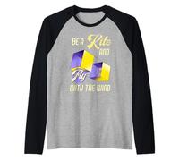 Be a Kite and Fly with the Wind Motivational Quote Manche Raglan