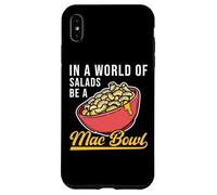Be A Macaroni & Cheese Bowl, Amateur de pâtes et de Macaronis au Fromage Coque pour iPhone XS Max