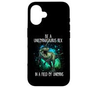 Be A Unicornasaurus Rex Funny Dinosaur Unicorn Lover Coque pour iPhone 16