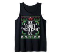 Be Audit You Can Be Funny Ugly Christmas Accountant Débardeur
