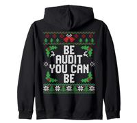 Be Audit You Can Be Funny Ugly Christmas Accountant Sweat à Capuche