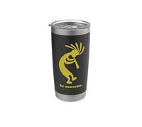 Be Awesome Kokopelli style Sud-Ouest USA Style Design Gobelet isotherme en acier inoxydable double paroi