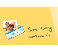 Be!Board® B1208 Tableau magnétique en verre Be!Board® 60,0 x 40,0 cm jaune soleil