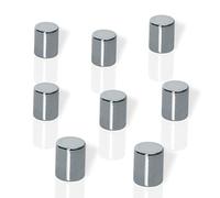 sigel Aimants néodyme Be!Board B3103 - Lot de 8 Ø8 x 10 mm Argent