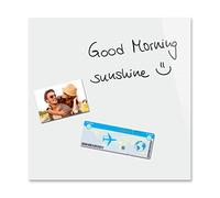 Sigel Tableau en verre magnétique B1100 blanc (l x H) 45 cm x 45 cm B1100