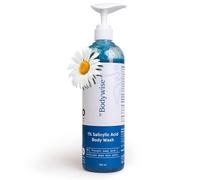Be Bodywise Gel douche à l'acide salicylique à 1 % pour prévenir l'acné corporelle, la peau bosselée, exfolie et nettoie en profondeur la peau sans paraben ni SLS. Convient à tous les types de peau