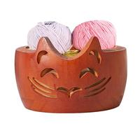 BE Bois en bois en bois de bœuf en bois en bois | Bol à fil en bois | Bol en maille de crochet et tissu pour mamans et amateurs de tissus