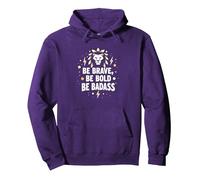 Be Brave, Be Bold, Be Badass - Inspiration du Lion Sweat à Capuche