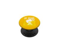 Be Brave Be Strong Be Fearless Childhood Cancer Awareness PopSockets PopGrip Adhésif